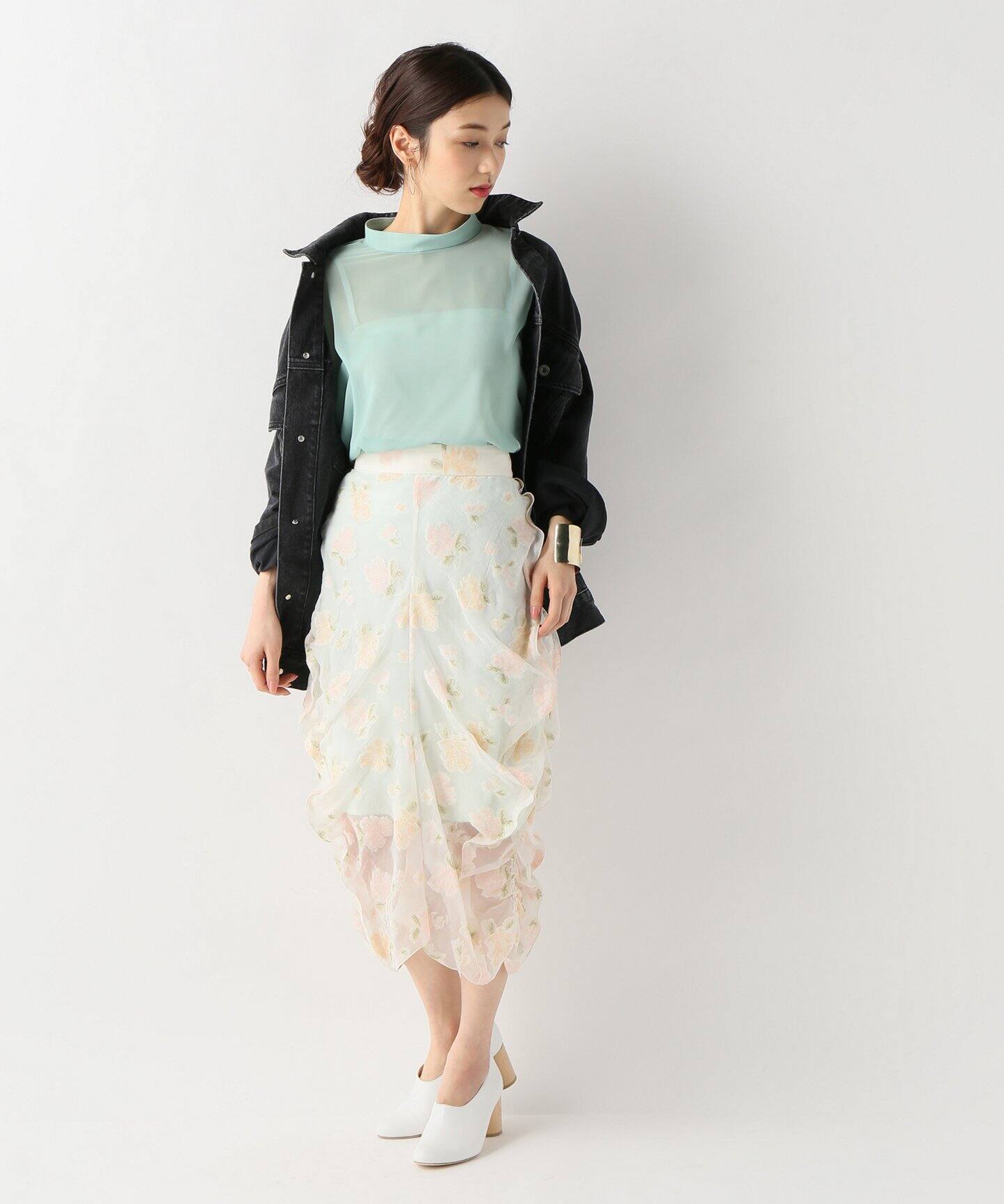 美品、08sircus プリーツスカート しくみ 