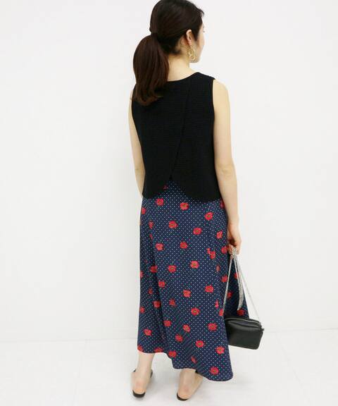 追加 ドット前ボタンスカート Iena イエナ 公式のファッション