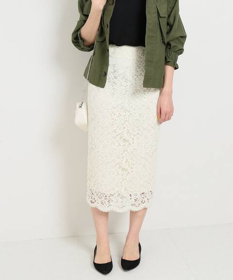 レースタイトスカート Iena イエナ 公式のファッション通販