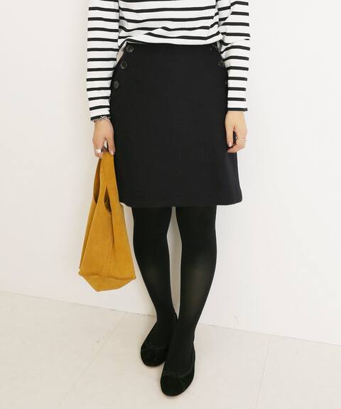 マリンボタン台形ミニスカート Slobe Iena スローブ イエナ 公式のファッション通販 Baycrew S Store