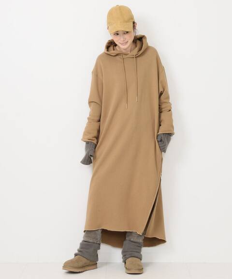 無実 荒廃する モナリザ Americana パーカー ワンピース Tiara Esthe Jp