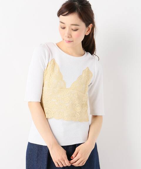 ワッフルレースビスチェt S B C Stock ベーセーストック 公式のファッション通販 Baycrew S Store