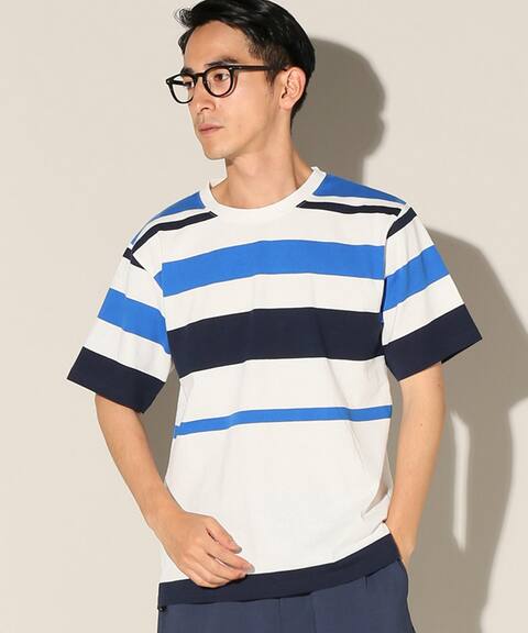 32 2 Usaコットン ボーダーtシャツ Journal Standard Relume ジャーナルスタンダード レリューム 公式のファッション通販 18071464600030 Baycrew S Store