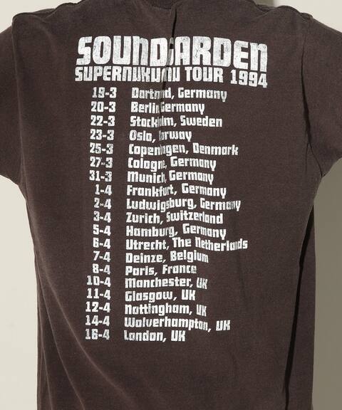 Rock Tee Sonic Sound Garden Super Runk Journal Standard Relume