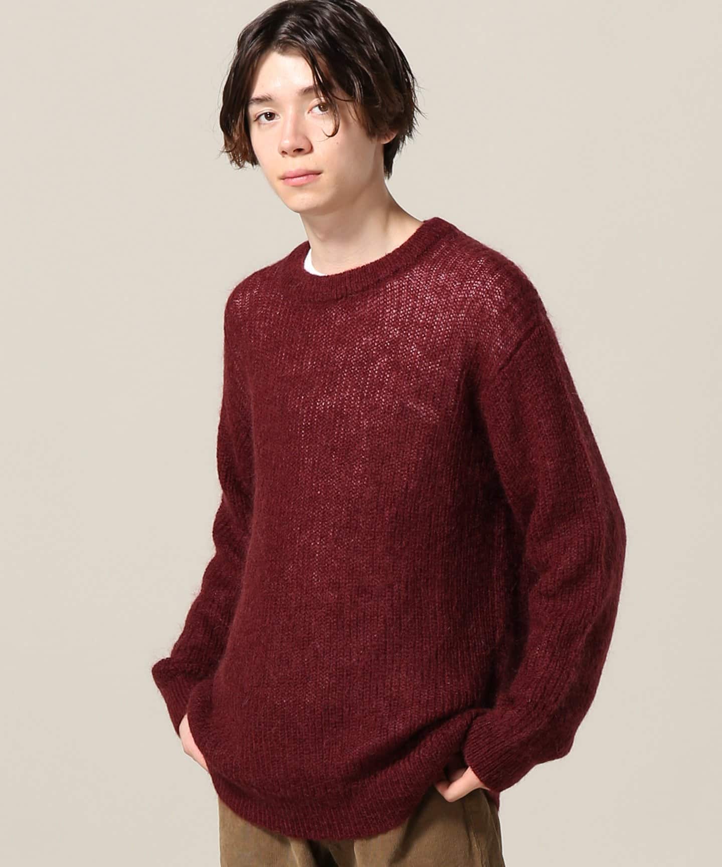 JOINT WORKS ジョイントワークス】キッドモヘアプルオーバーニット 