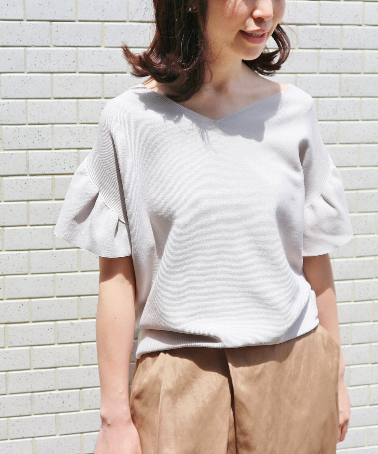 新入荷
  IENA
  【Oggi×IENAコラボ】ラッフル袖プルオーバー◆
  ¥16,200税込
