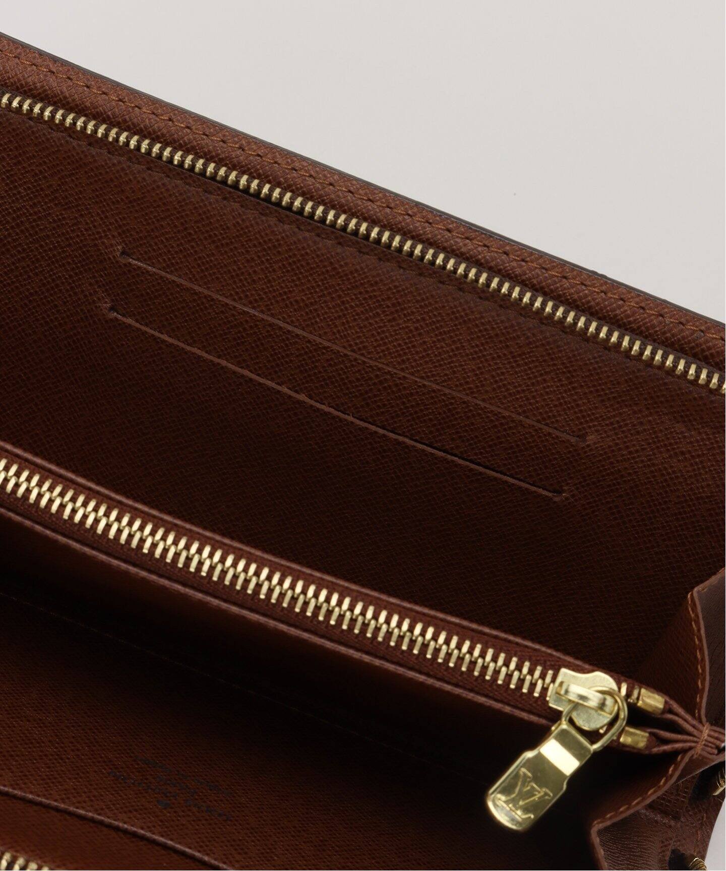 VINTAGE LOUIS VUITTON/ルイ・ヴィトン】Porte Monnaie zipped wallet 
