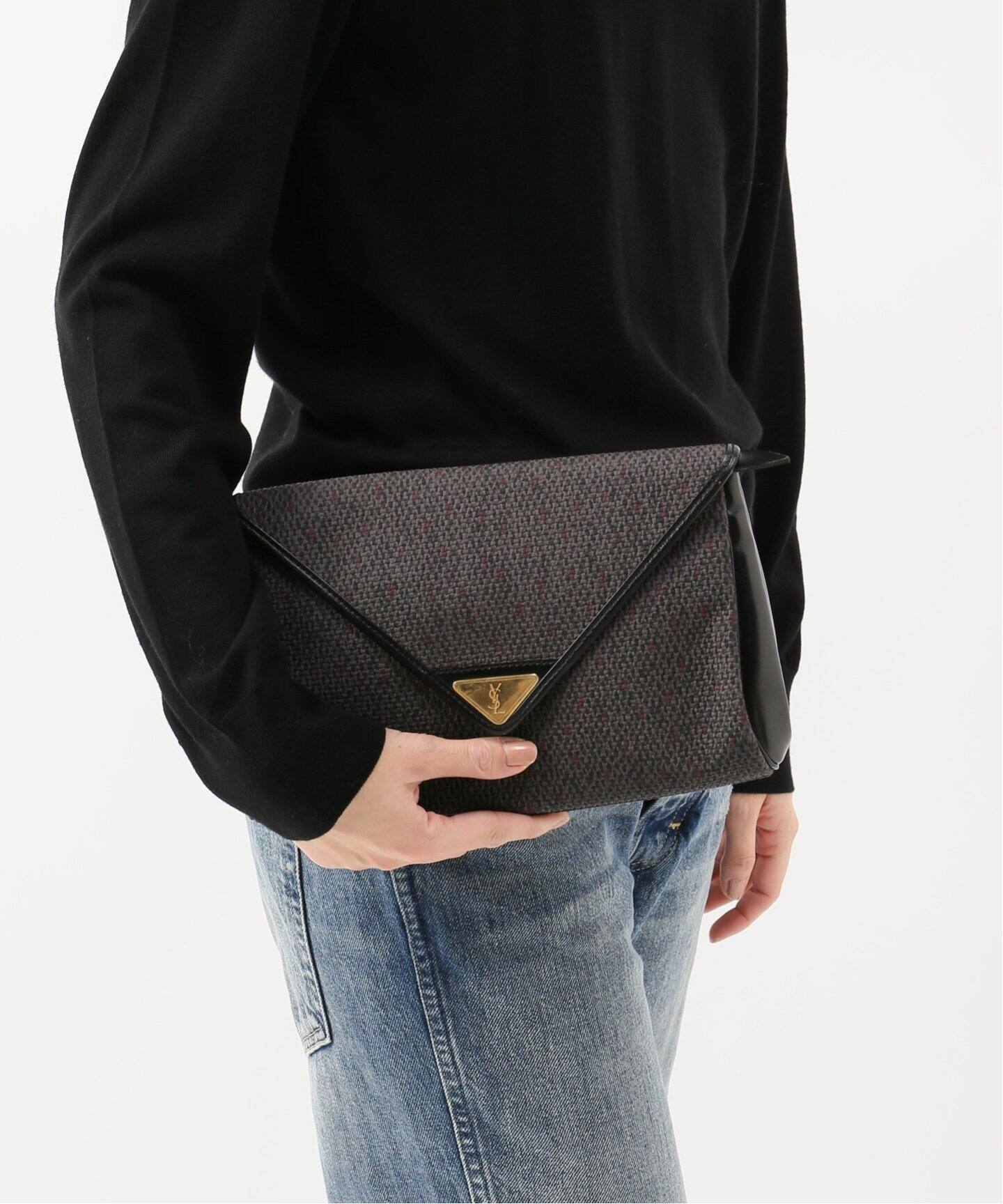 VINTAGE YSL /イヴ サンローラン】クラッチバッグ（その他バッグ 