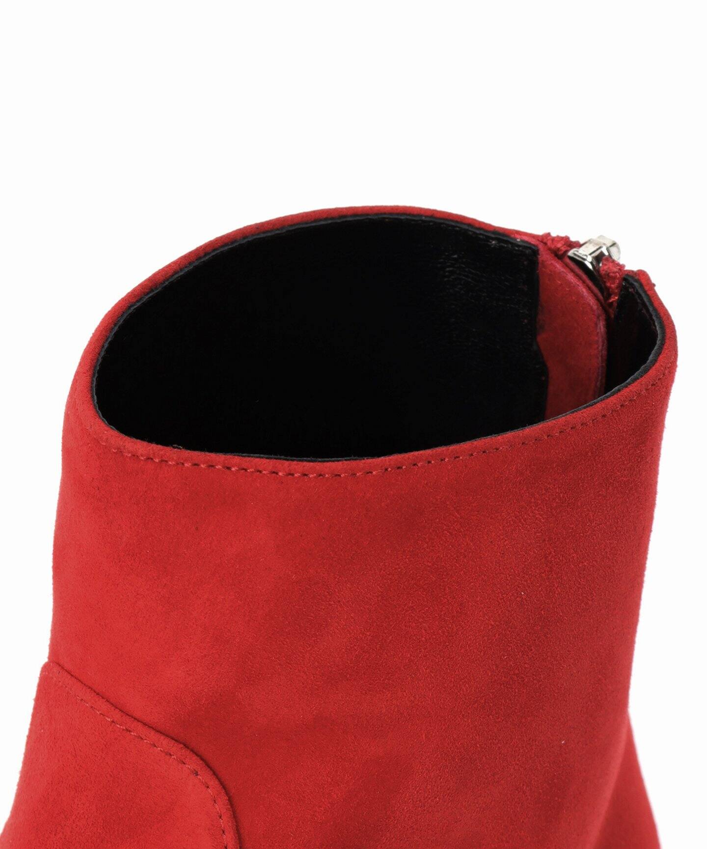 ALUMNAE/アラムナエ】 CLEAN POINTY:フラットブーツ（ロングブーツ  