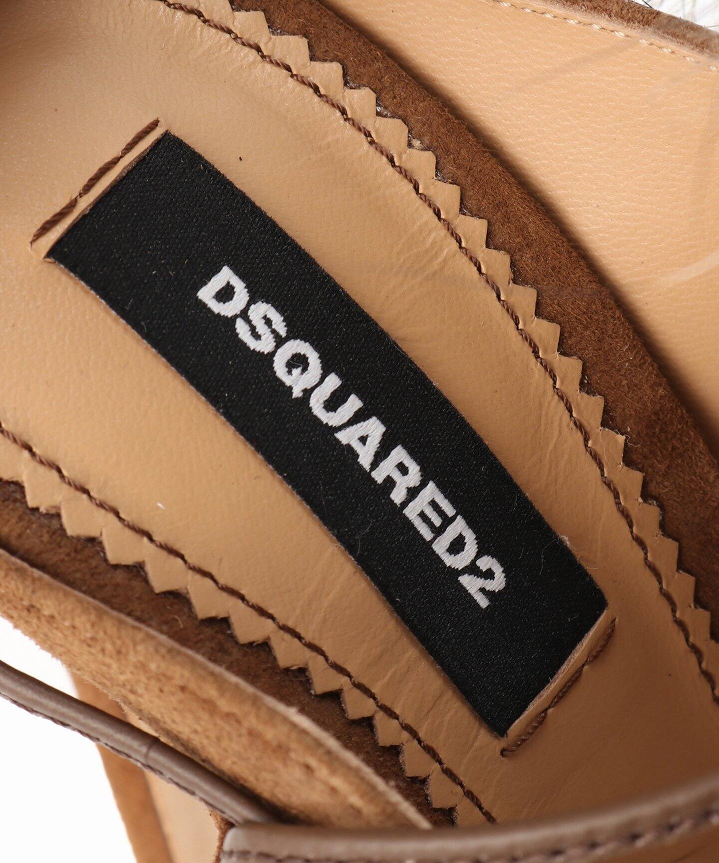 ◇DSQUARED2 HEEL FUR SANDALS（サンダル）｜L 