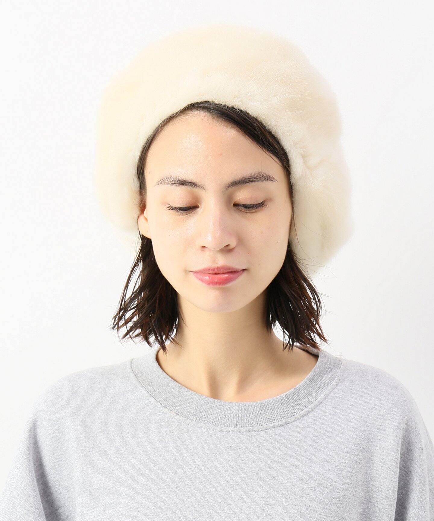 ALBERTUS SWANEPOEL/アルバータススワンポエル】 CREMA FAUX FURベレー 