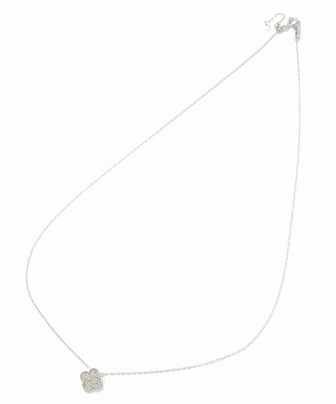 18kwg 0 17ct ダイヤ フラワーモチーフ ネックレス Decouverte デクーヴェルト 公式のファッション通販 Baycrew S Store