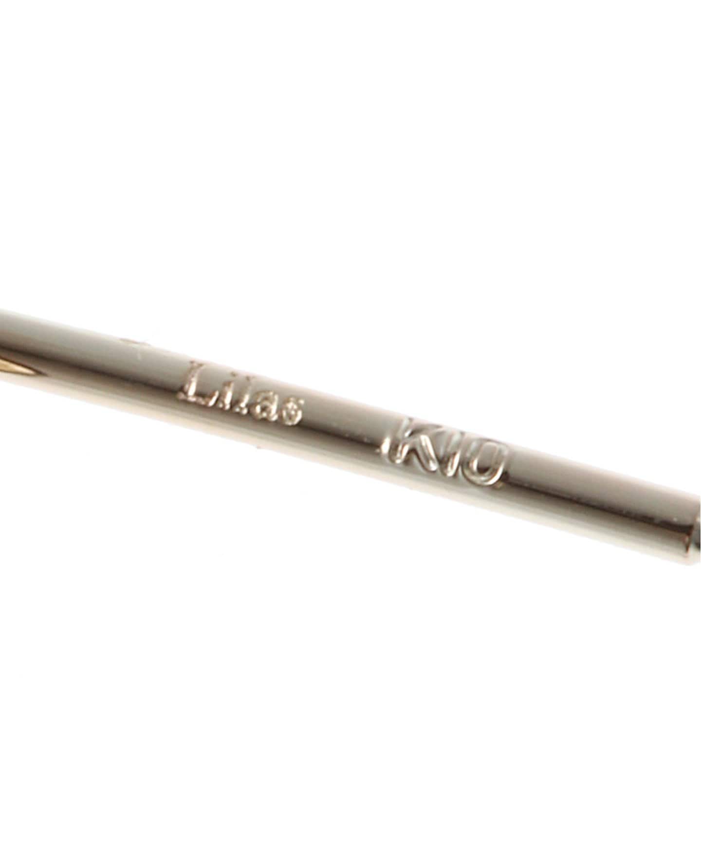 オーバルラインダイヤピアスK10 2P（ピアス（両耳用））｜Lilas（リラ
