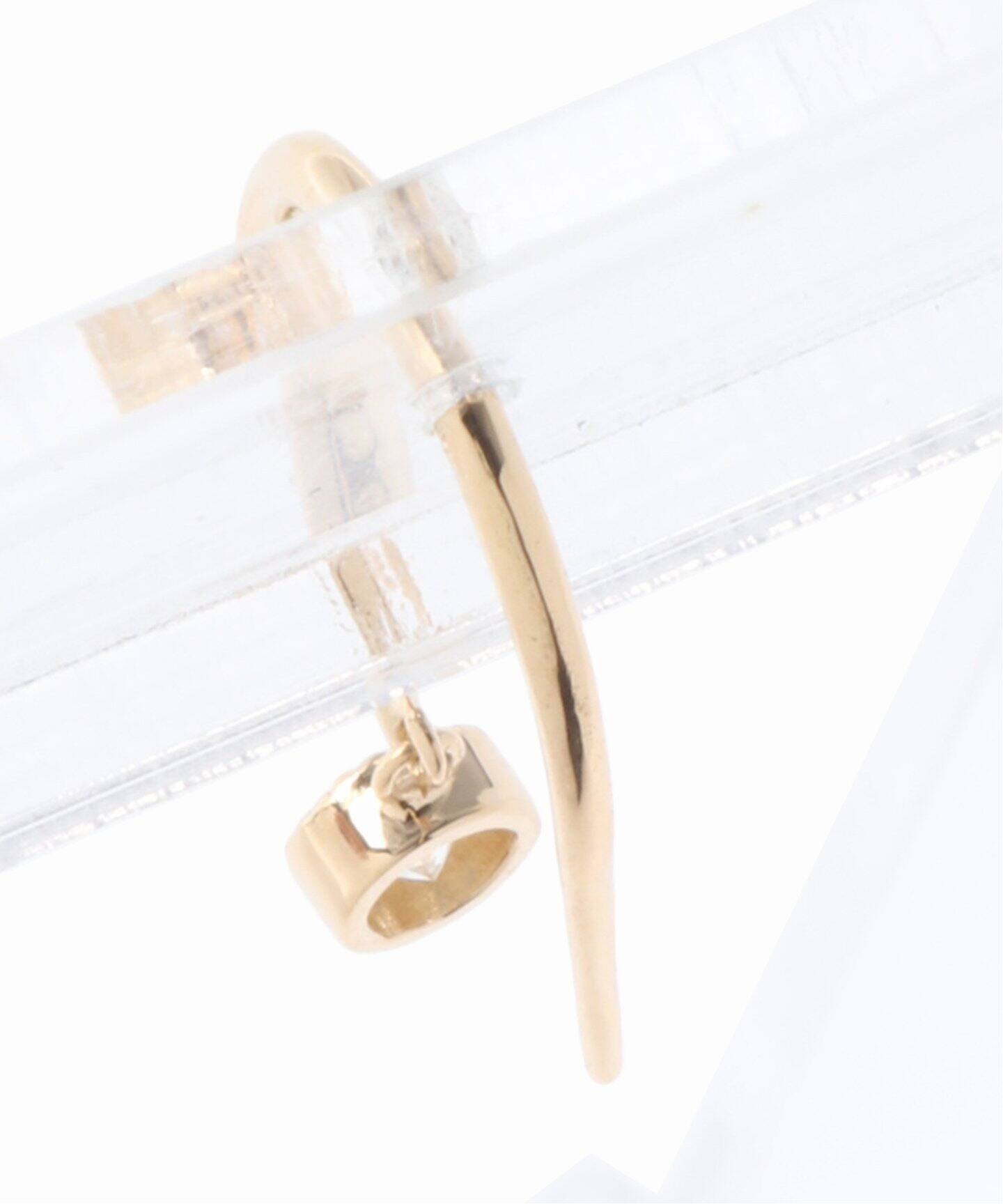 0.24ダイヤフックピアス K18（両耳）（ピアス（両耳用））｜Lilas 