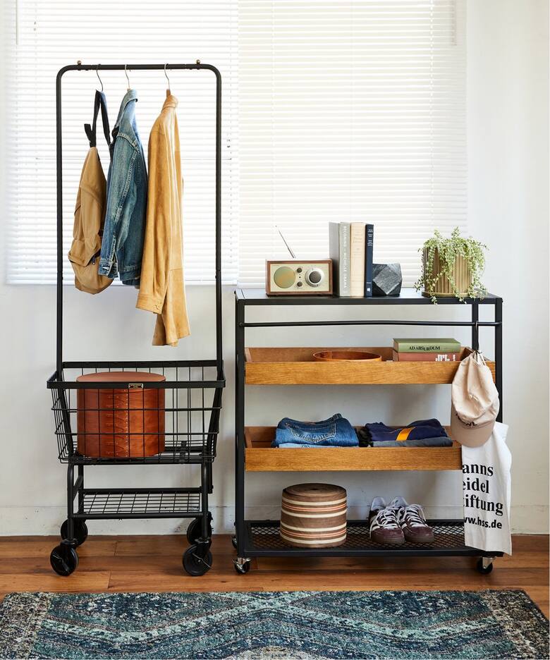 JOURNALSTANDARDFURNITURE 寂び Acme ワゴンラックアイアン