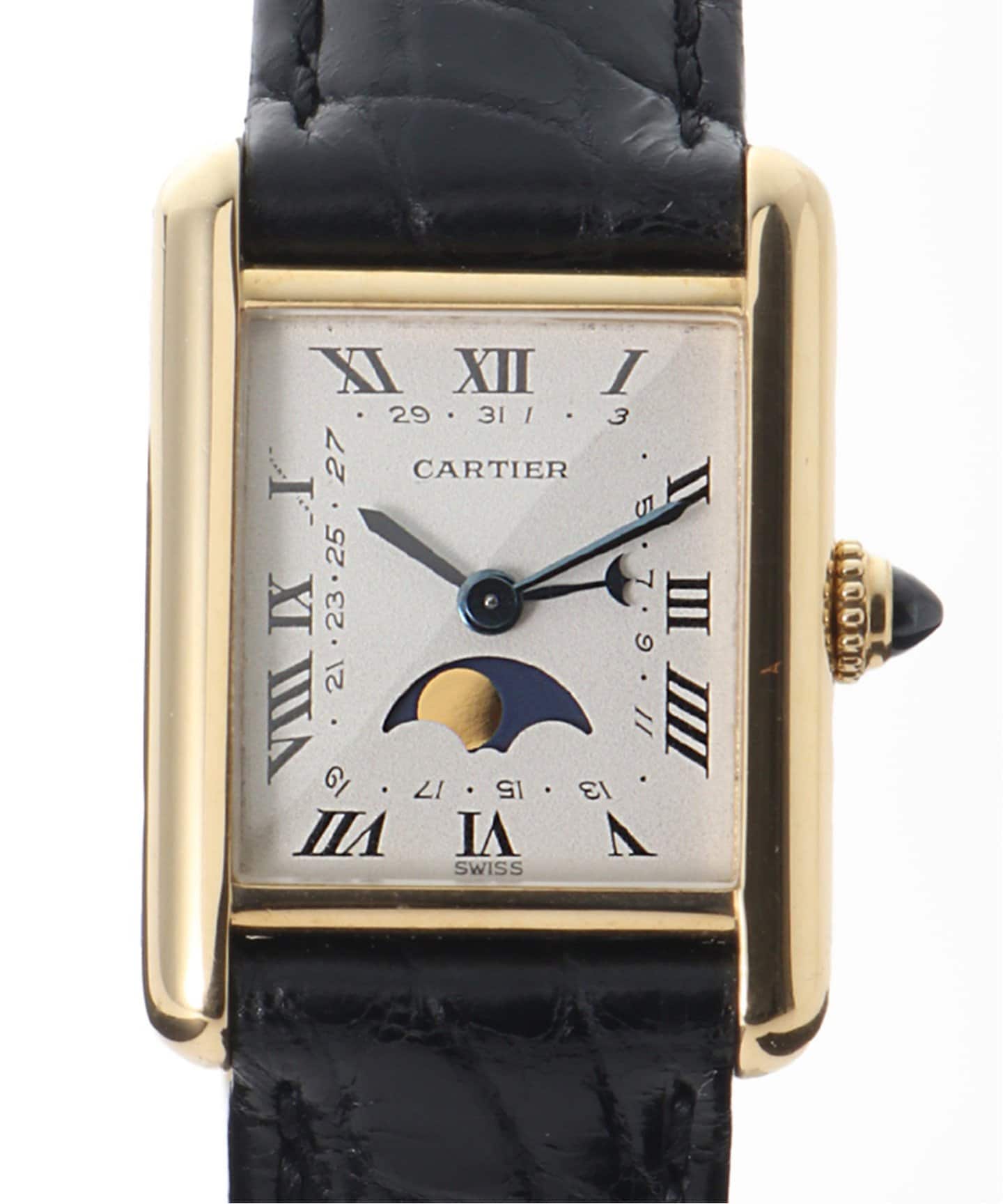 ヴィンテージCartier時計 Cartier Tank LC Moon Phase SM（ヴィンテージ）｜HIROB（ヒロブ