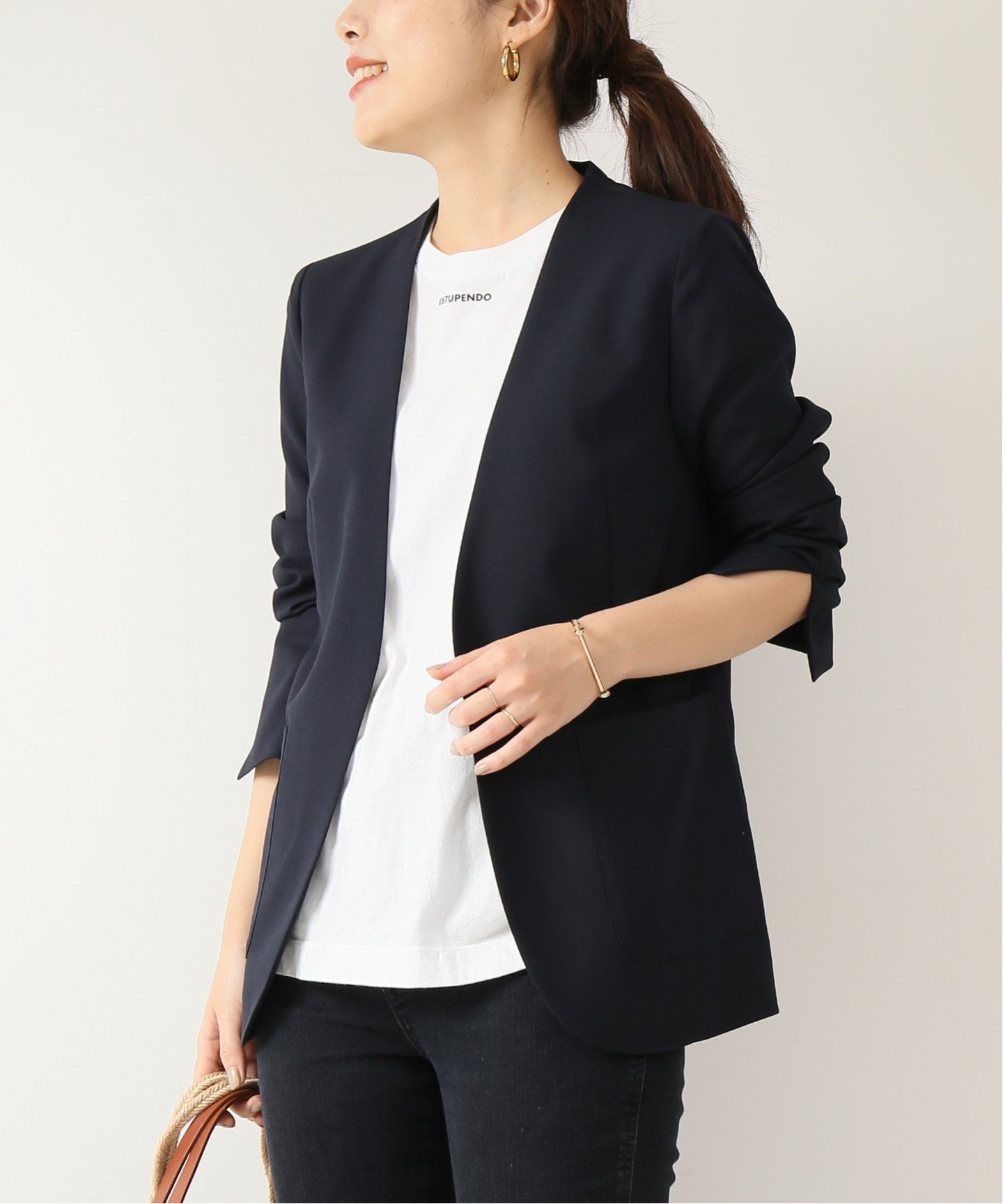 Spick and Span
リネンライクカラーレスジャケット◆
¥18,360税込