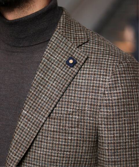 Lardini ラルディーニ ガンクラブチェック ジャケット Edifice エディフィス 公式のファッション通販 19010310410330 Baycrew S Store