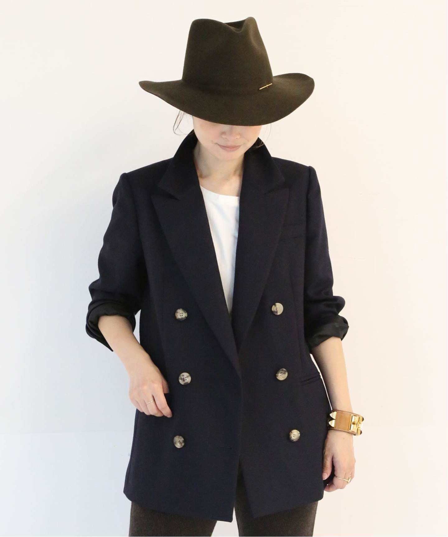 Deuxieme Classe
ダブルジャケット(NAVY)
¥47,300税込