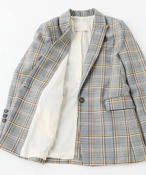 Tela テラ チェックジャケット Iena イエナ 公式のファッション通販 19010910000830 Baycrew S Store