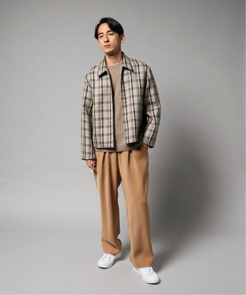 Auralee オーラリー ダブルフェイスチェックジップブルゾン Edifice エディフィス 公式のファッション通販 Baycrew S Store