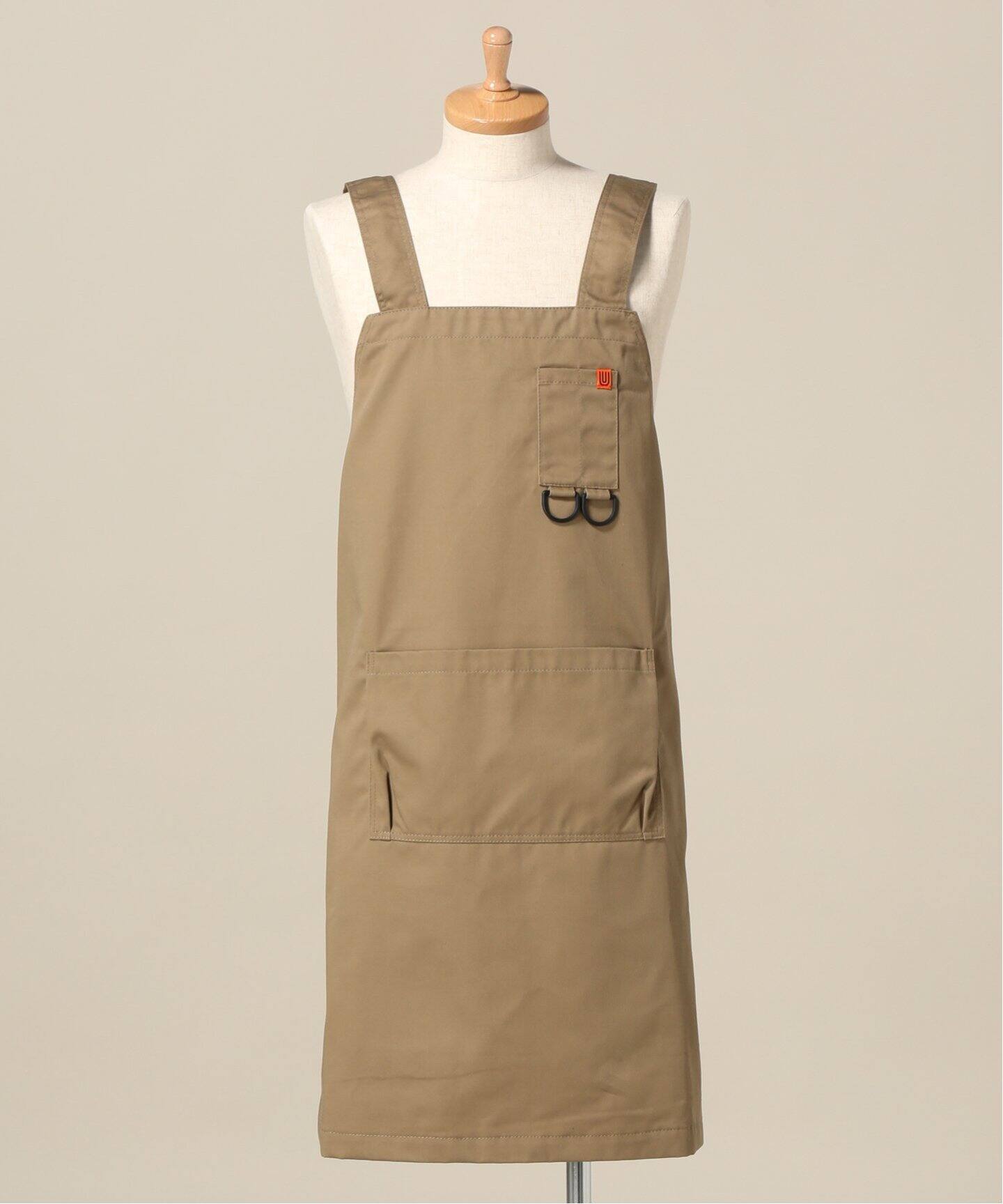 22SS kaval カヴァル Linen Oxford Sarrouel Overall エプロン 被せる 