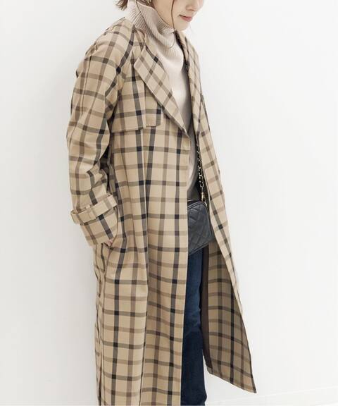 チェックトレンチコート La Totalite ラ トータリテ 公式のファッション通販 19020140593030 Baycrew S Store