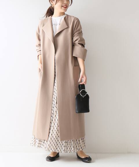 ノーカラーコート Spick And Span スピック スパン 公式のファッション通販 Baycrew S Store