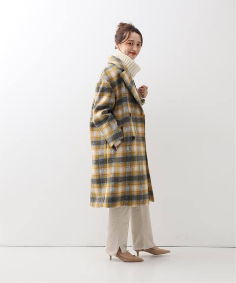 W起毛カラーチェックコート Spick And Span スピック スパン 公式のファッション通販 19020200701040 Baycrew S Store