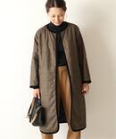 【LAVENHAM】 別注チェックリバーシブルコート◆
