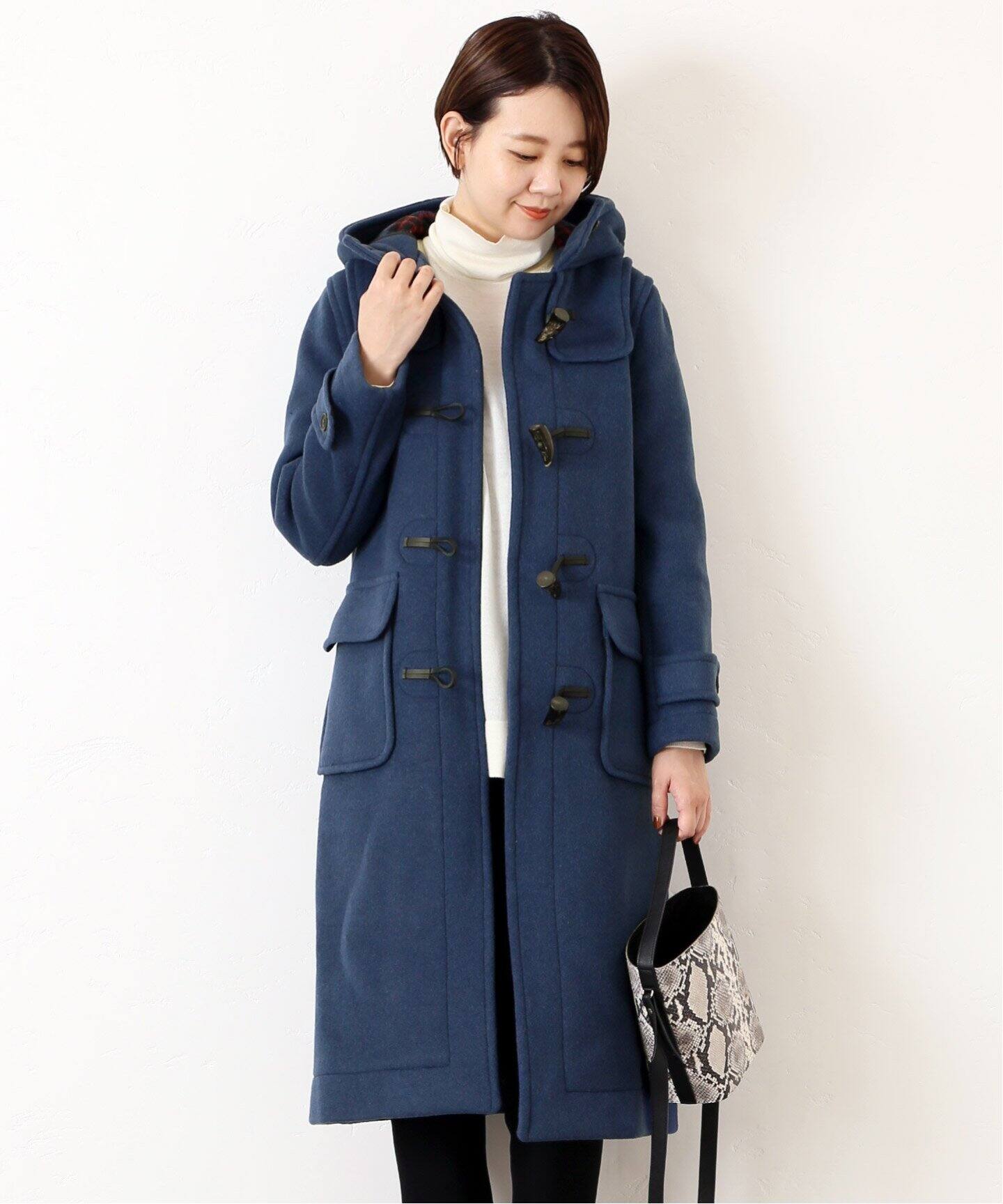 絶賛レビュー続出 定番 美品 ロンドントラディション ダッフルコート イギリス製 ブラック L 人気特価激安