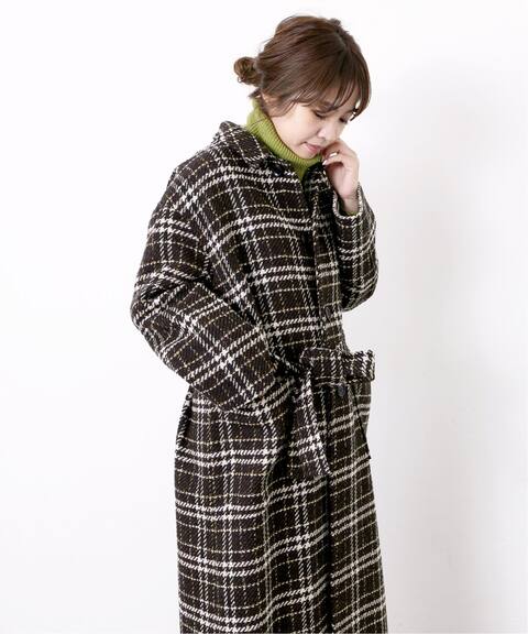ネップチェックロングコート Journal Standard ジャーナルスタンダード 公式のファッション通販 19020400140030 Baycrew S Store