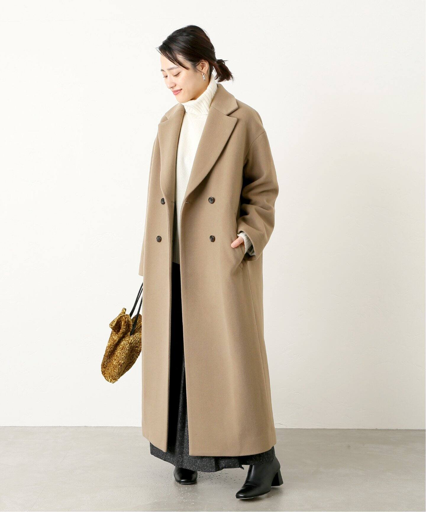 第一ネット ジャーナルスタンダード 未使用 mantecoロングコート ...