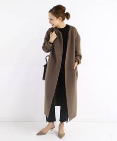 Deuxieme Classe
victorian リバーロングノーカラーコート
¥74,800税込