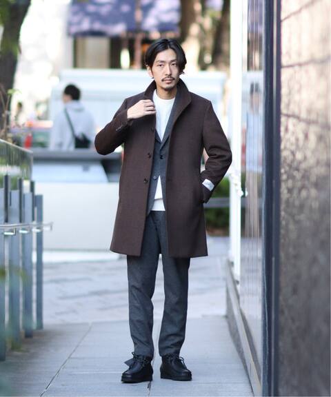 140s Fine Merino Wool Low Type スタンドチェスターコート Journal Standard ジャーナルスタンダード 公式のファッション通販 Baycrew S Store