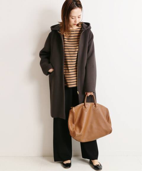 二重織りシャルムフードコクーンコート Iena イエナ 公式のファッション通販 Baycrew S Store