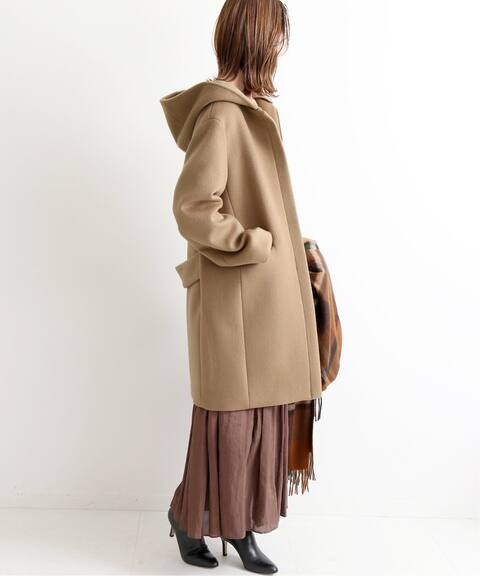 二重織りシャルムフードコクーンコート Iena イエナ 公式のファッション通販 19020900013030 Baycrew S Store