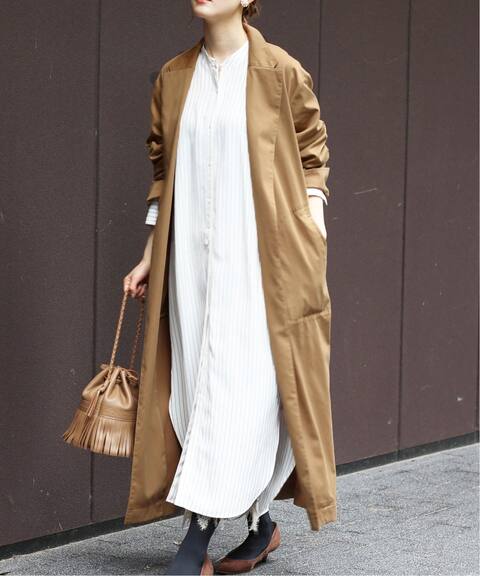 コットンナイロン サテンガウンコート Iena イエナ 公式のファッション通販 Baycrew S Store