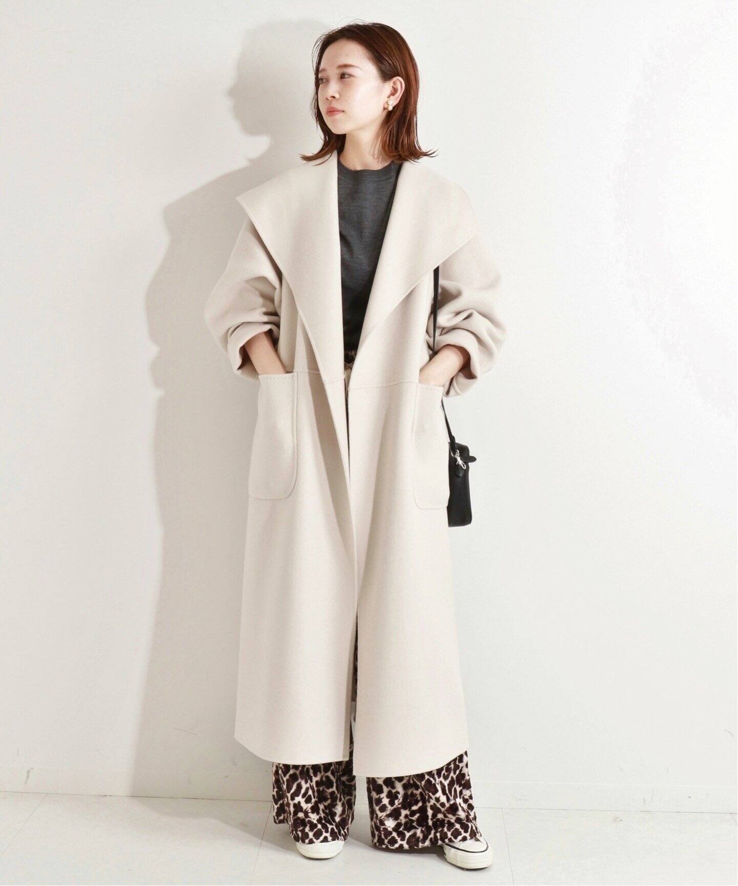 超格安一点 IENA LA オーバーコート 未使用 ダブルフェイス BOUCLE ...