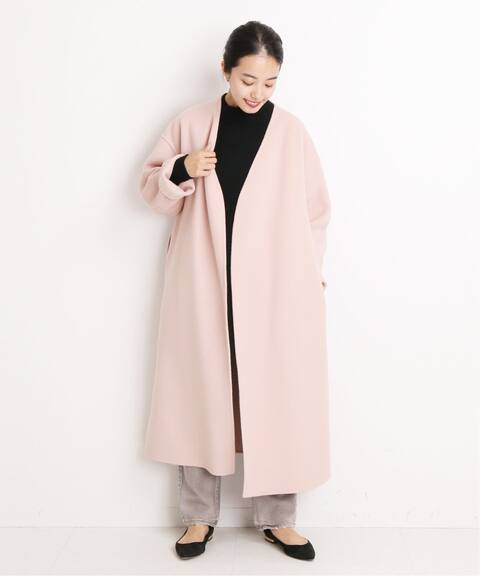 ダブルフェイスノーカラーコート Vermeil Par Iena ヴェルメイユ パー イエナ 公式のファッション通販 Baycrew S Store