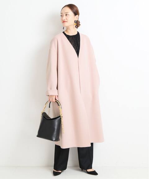 ダブルフェイスノーカラーコート Vermeil Par Iena ヴェルメイユ パー イエナ 公式のファッション通販 Baycrew S Store