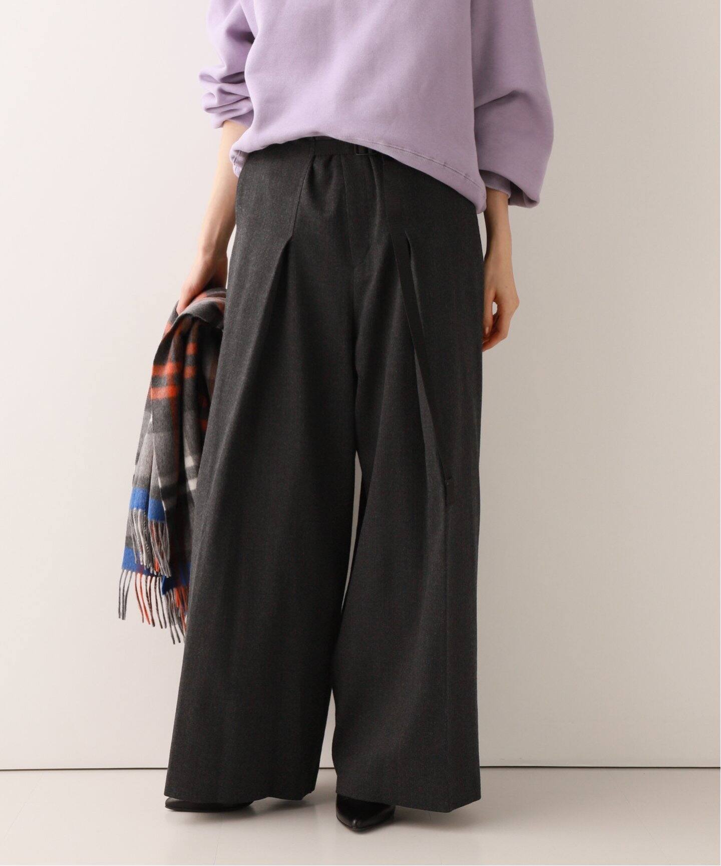 White Mountaineering】 WOOL TUCKED PANTS / ウールタックパンツ ...