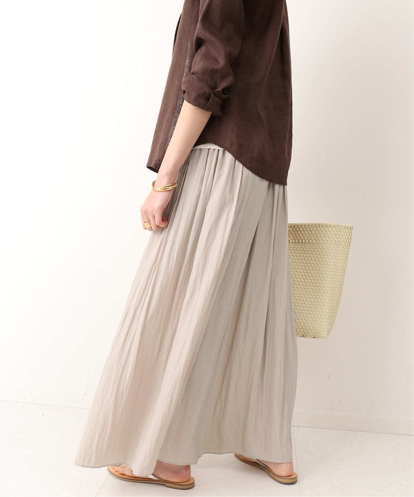 NOBLE
カッセンマットサテン プリーツパンツ◆
¥20,520税込