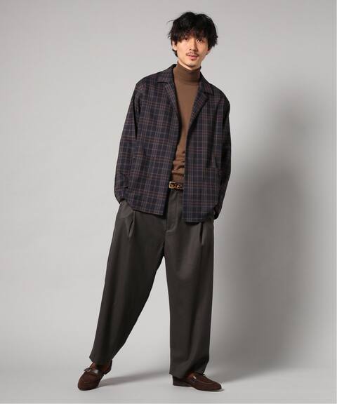 Uru ウル Wool 1tuck Pants Edifice エディフィス 公式のファッション通販 Baycrew S Store