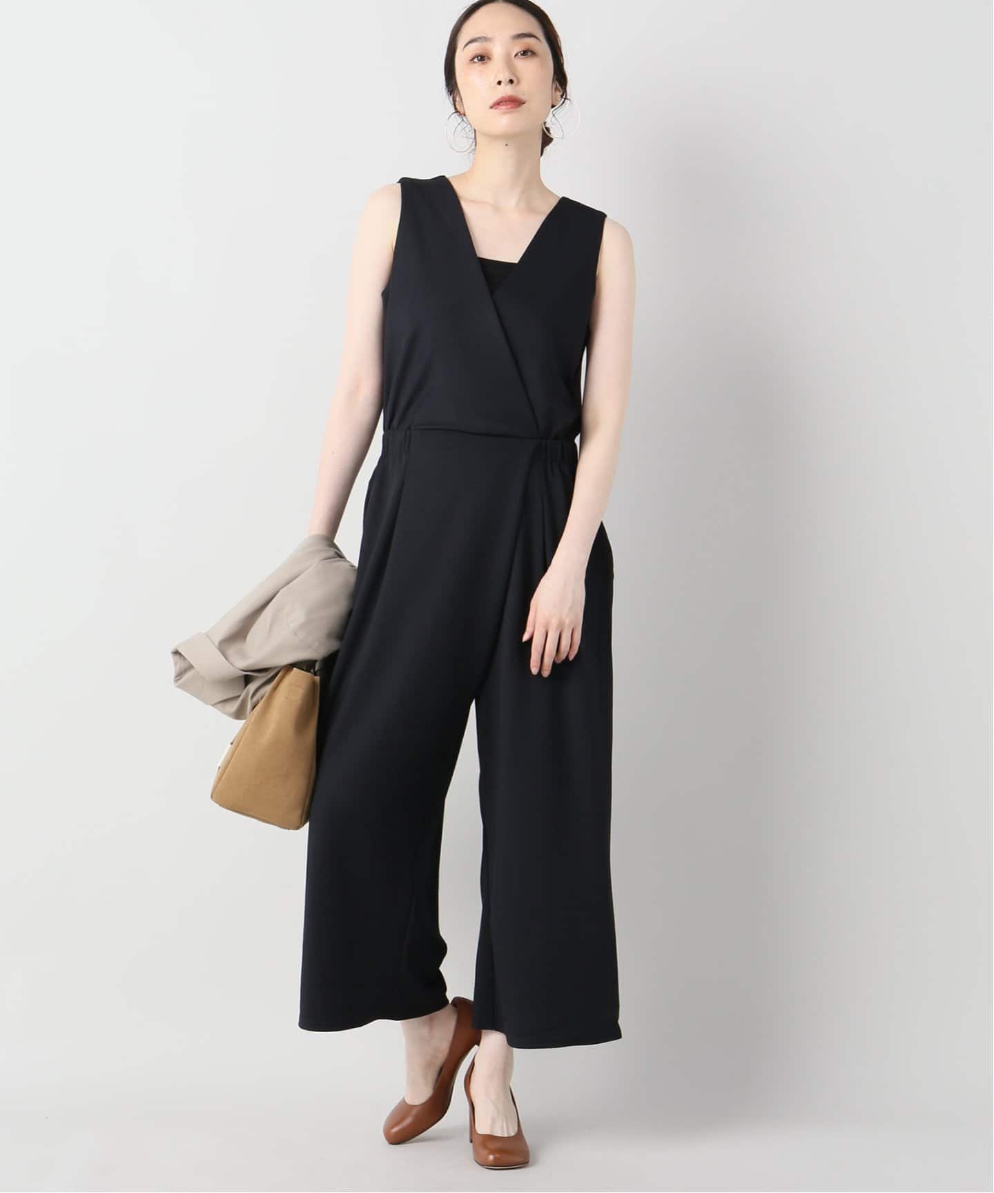 PHOTOCOPIEU フォトコピュー ブラックサロペット オールインワン 38 PHOTOCOPIEU フォトコピュー ブラックサロペット オールインワン 38