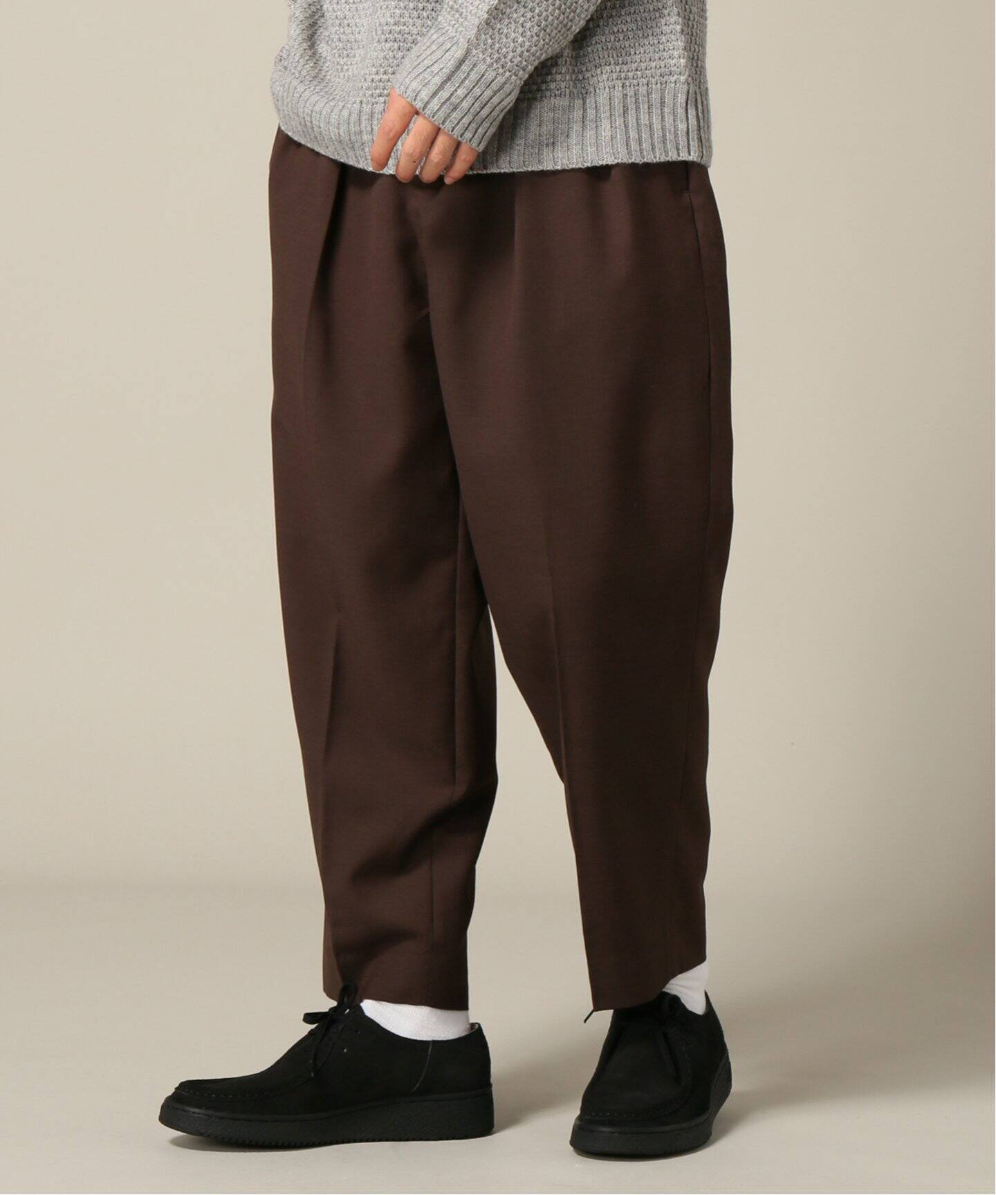 B C Stock ベーセーストック サキソニー2プリーツパンツ 品番 Bycw B C Stock ベーセーストック のメンズ ファッション通販 Shoplist ショップリスト
