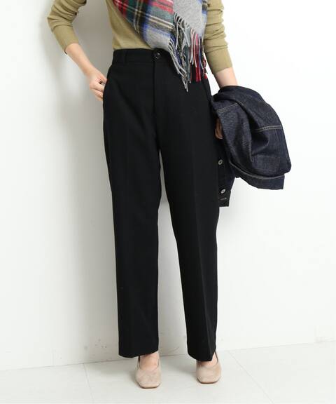 ストレッチウール ストレートパンツ Slobe Iena スローブ イエナ 公式のファッション通販 Baycrew S Store
