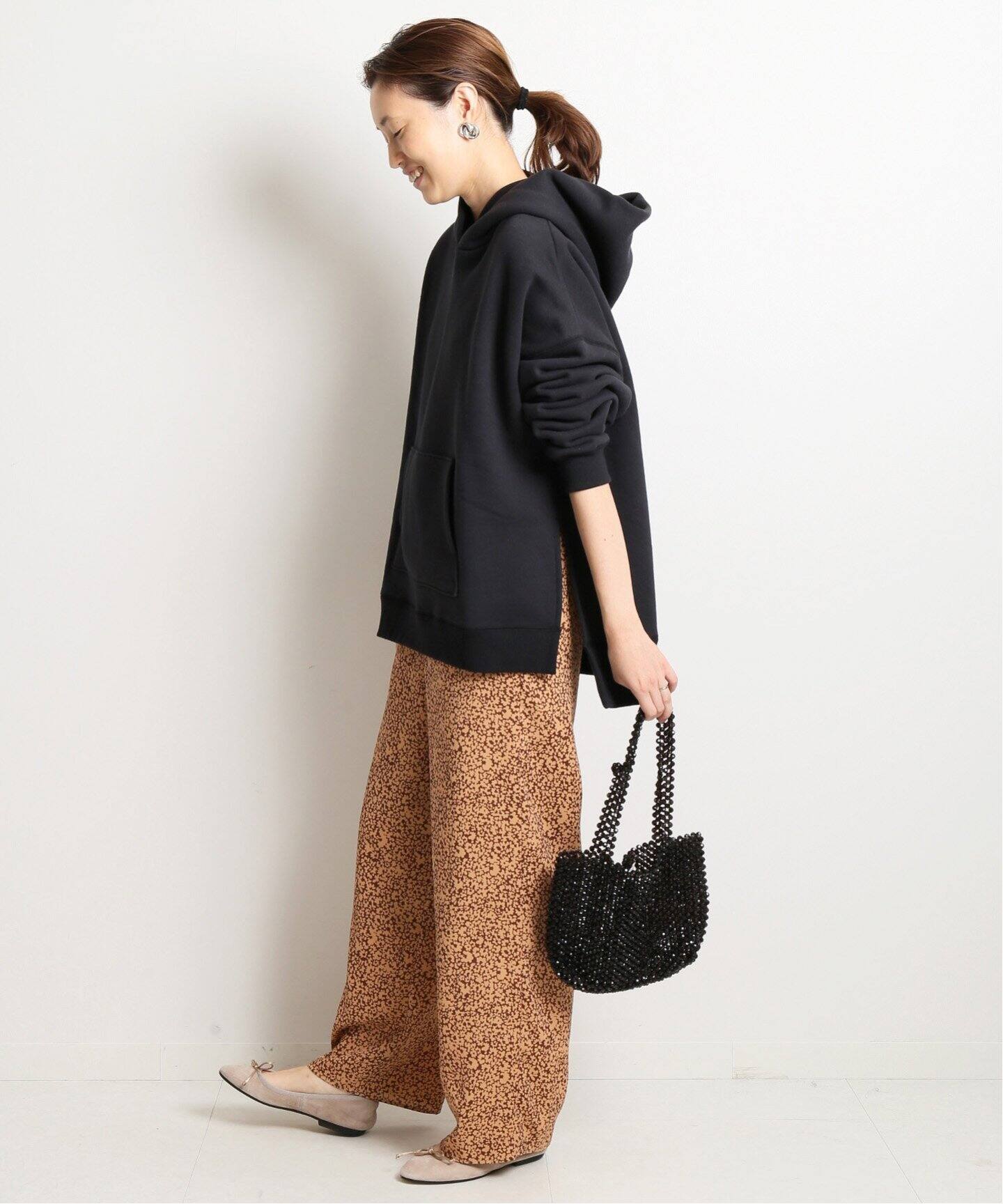 フラワープリント イージーパンツ◇（その他パンツ）｜SLOBE IENA  