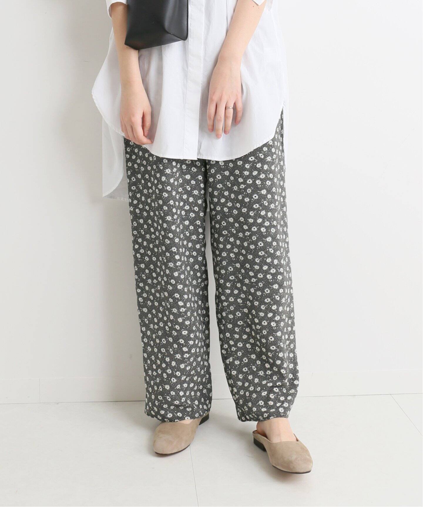 フラワープリント イージーパンツ◇（その他パンツ）｜SLOBE IENA  