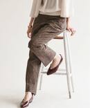 IENA LA BOUCLE ペイズリージャガード フレアパンツ◆